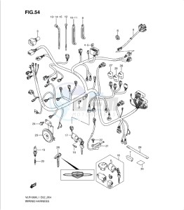 VLR1800 drawing WIRING HARNESS (VLR1800L1 E19)