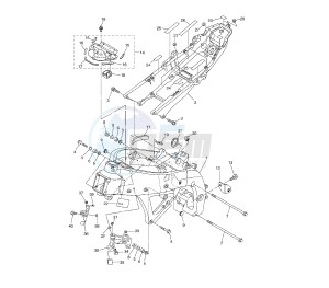 YZF R6 600 drawing FRAME