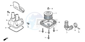 C70CW drawing AIR CLEANER