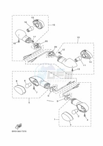 YZF320-A YZF-R3 (B7PF) drawing FLASHER LIGHT