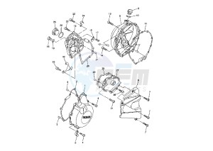 YZF R6 600 drawing CRANKCASE COVER