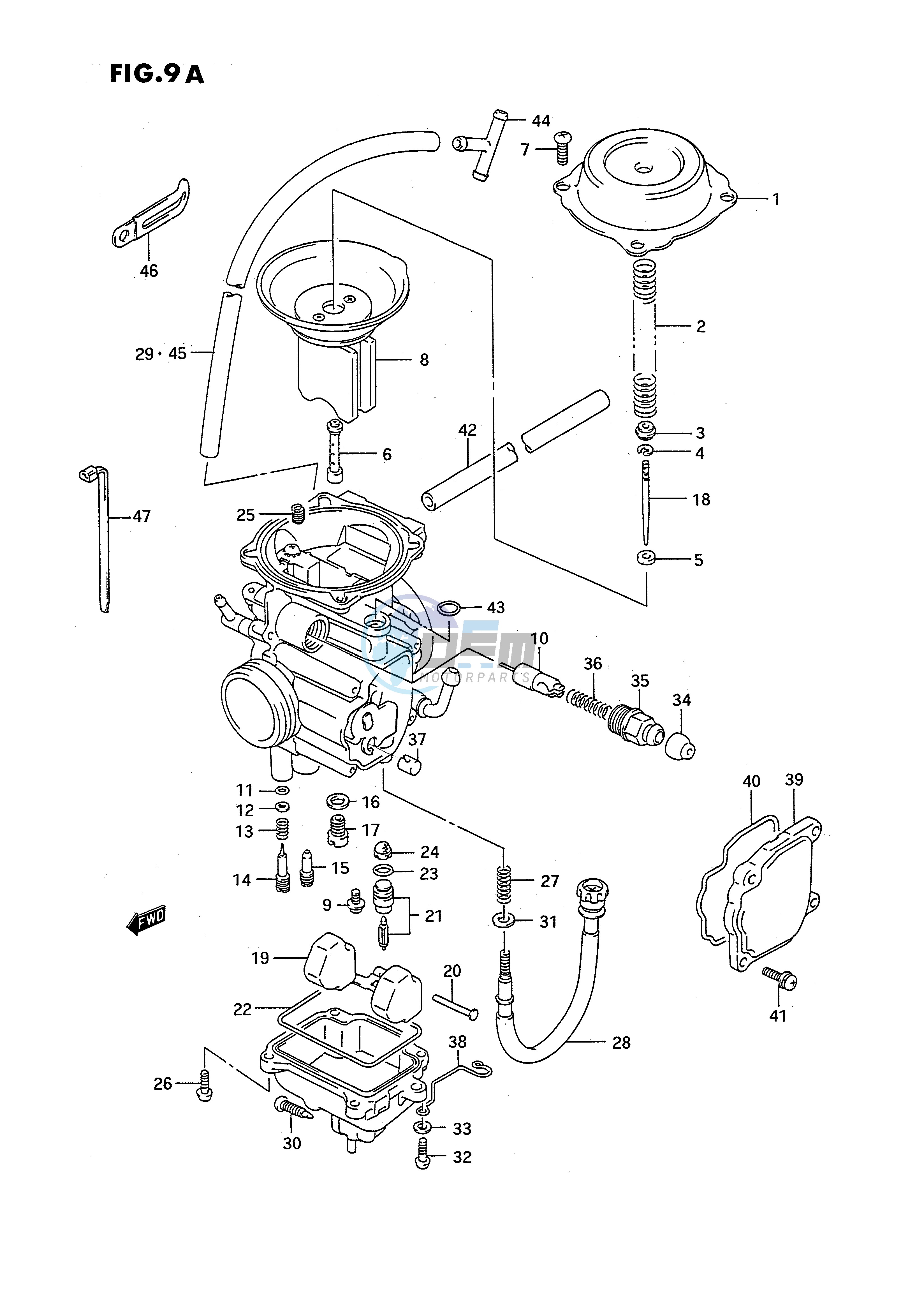 CARBURETOR (MODEL L M N P R S T)