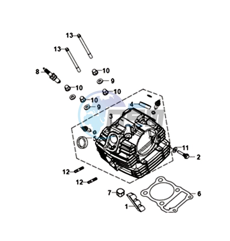 CYLINDER HEAD CPL.