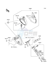 VN1700 CLASSIC VN1700E9F GB XX (EU ME A(FRICA) drawing Taillight(s)