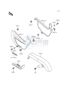 EN 500 A [VULCAN 500] (A1-D5) [VULCAN 500] drawing SIDE COVERS_CHAIN COVER-- EN500-A1_A2_A3- -