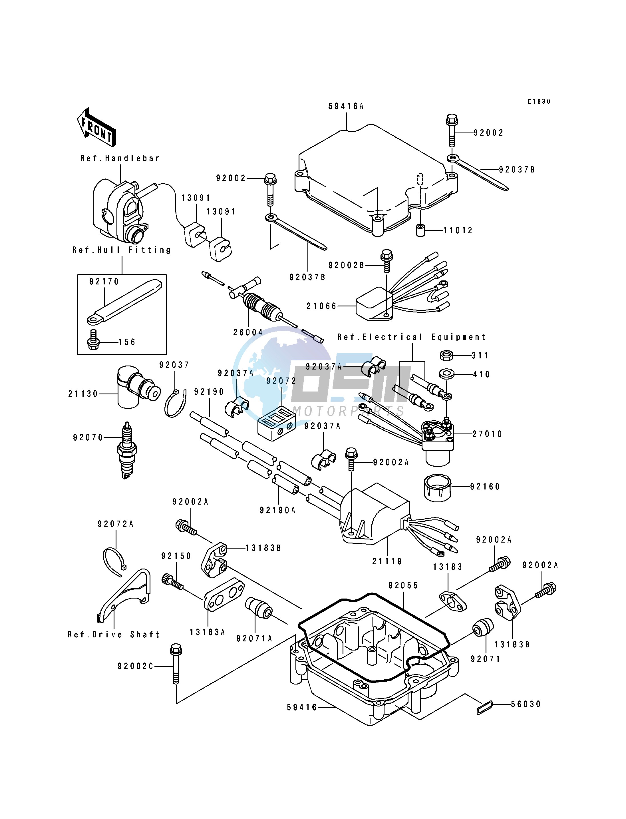 IGNITION SYSTEM-- JF650-B3_B4_B5_B6- -