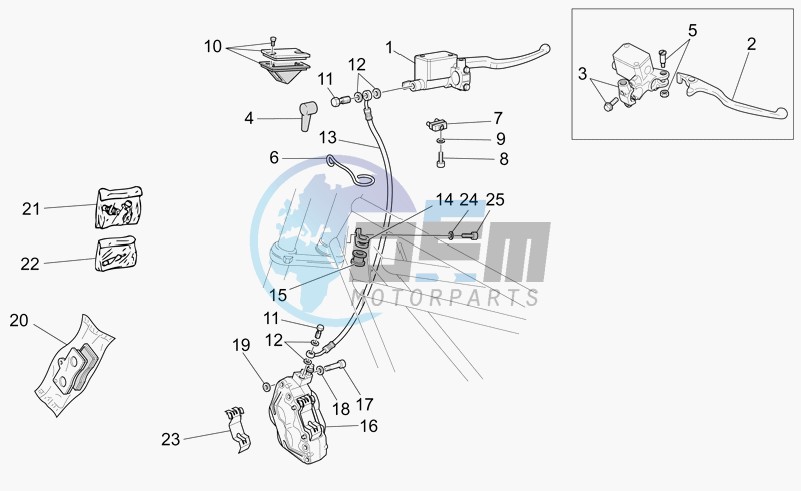 Front brake system