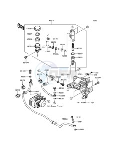 Z800_ABS ZR800BEF FR GB XX (EU ME A(FRICA) drawing Rear Master Cylinder