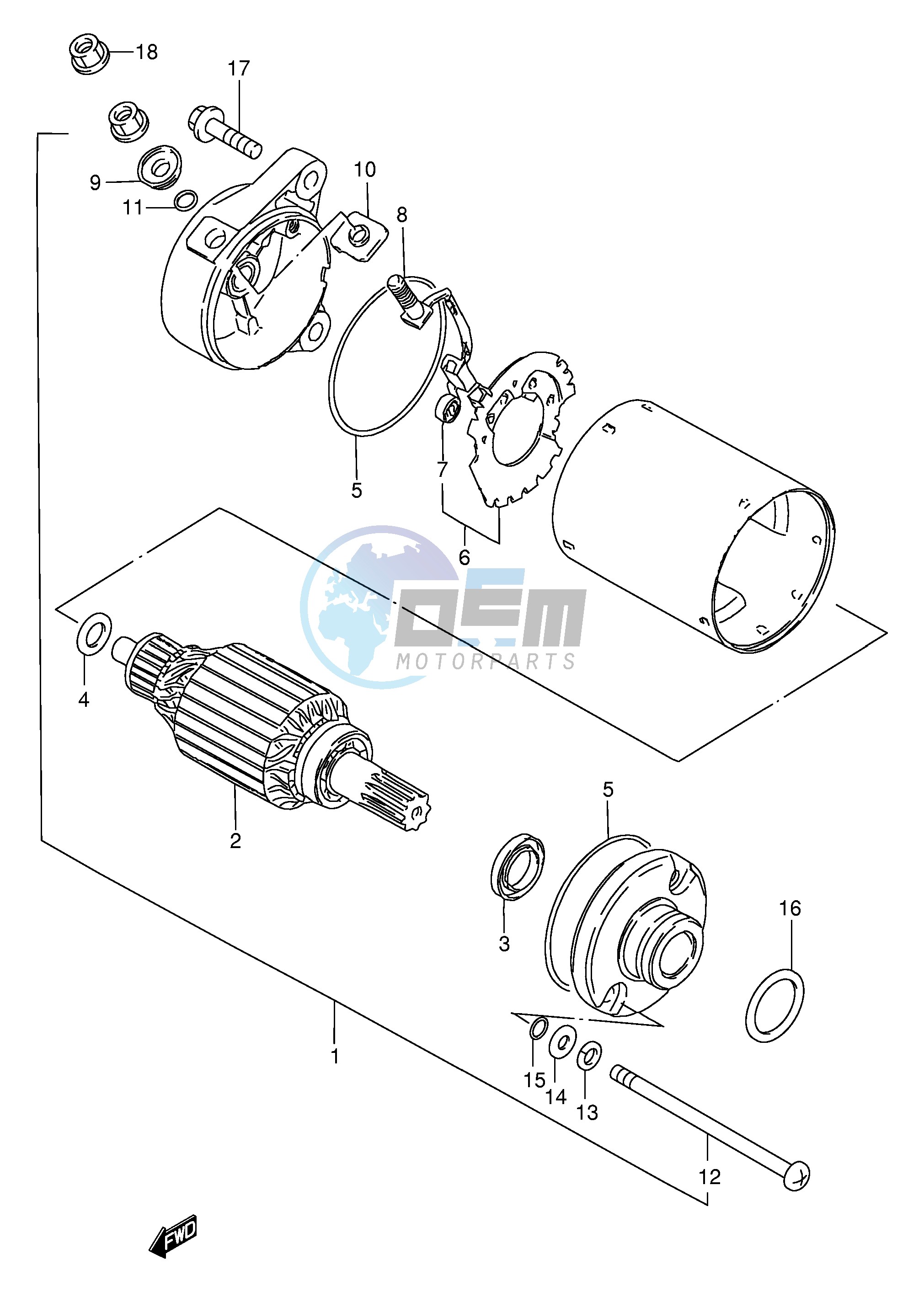 STARTING MOTOR