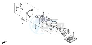 C50 drawing OIL PUMP