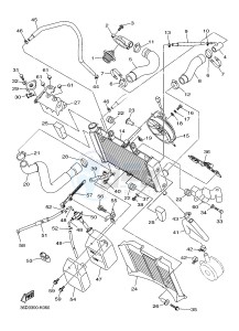 XJ6S ABS 600 (36D6) drawing RADIATOR & HOSE