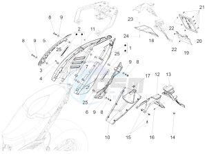 ETV Caponord 1200 drawing Rear Body