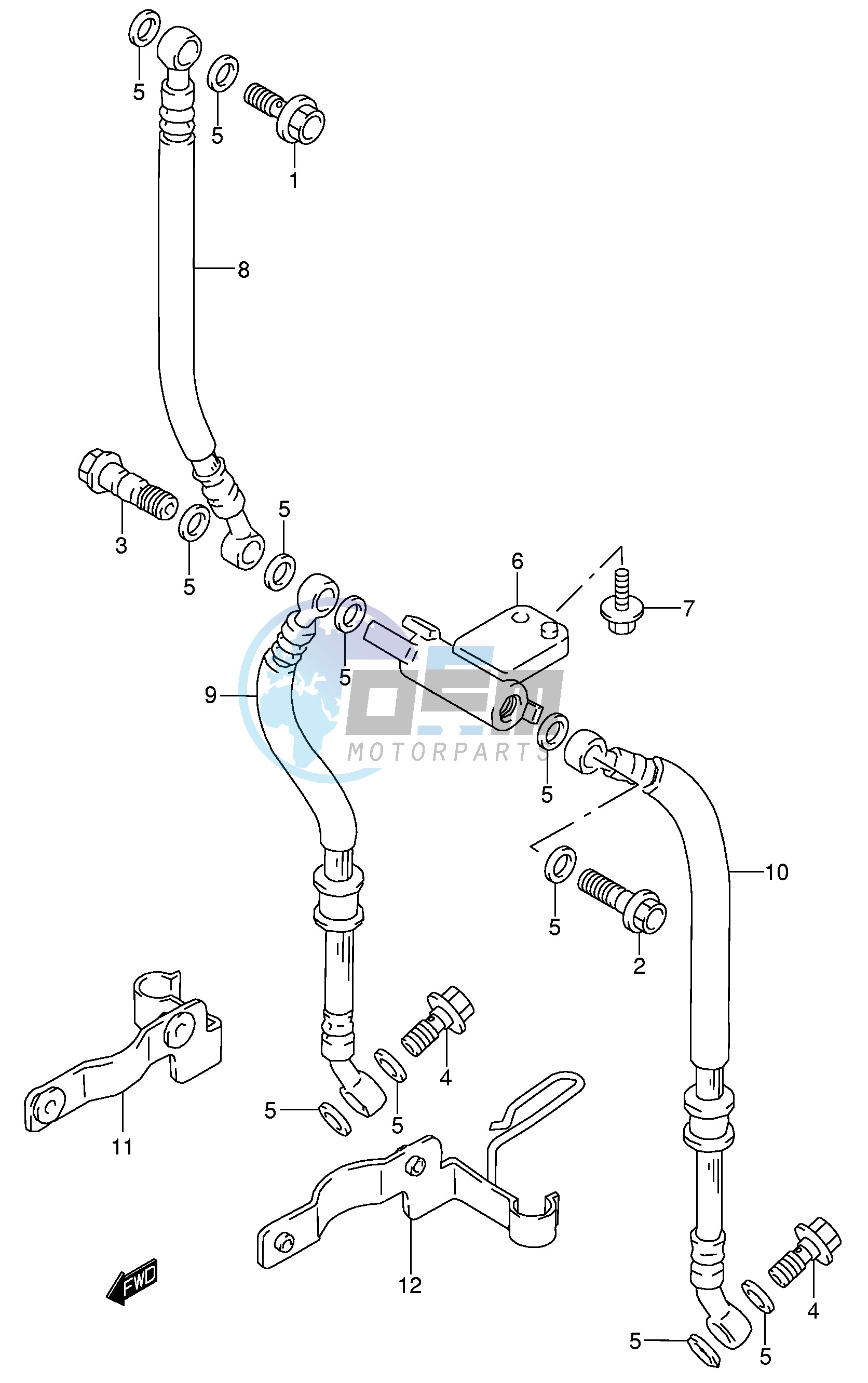 FRONT BRAKE HOSE