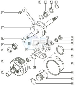 LUXE_25_T-X 50 T-X drawing Crankshaft-cluth