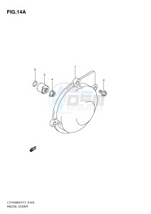 LT-F400 (P17) drawing RECOIL COVER (MODEL L0)