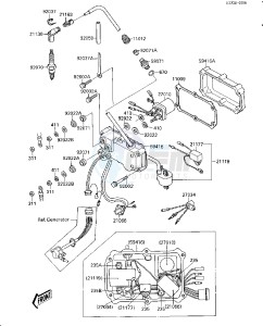 JS 300 A [300 SX] (A1-A5) [300 SX] drawing IGNITION SYSTEM-- JS300-A1- -