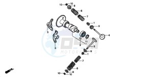 FES250 FORESIGHT drawing CAMSHAFT/VALVE