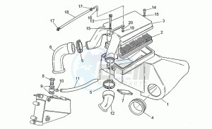 V 10 1000 Centauro Centauro drawing Air filter