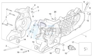 SR 125-150 drawing Crankcase