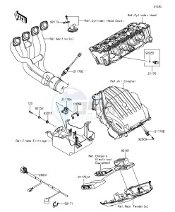 Z1000 ABS ZR1000GEFA FR GB XX (EU ME A(FRICA) drawing Fuel Injection