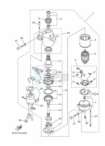 FL250A drawing STARTER-MOTOR