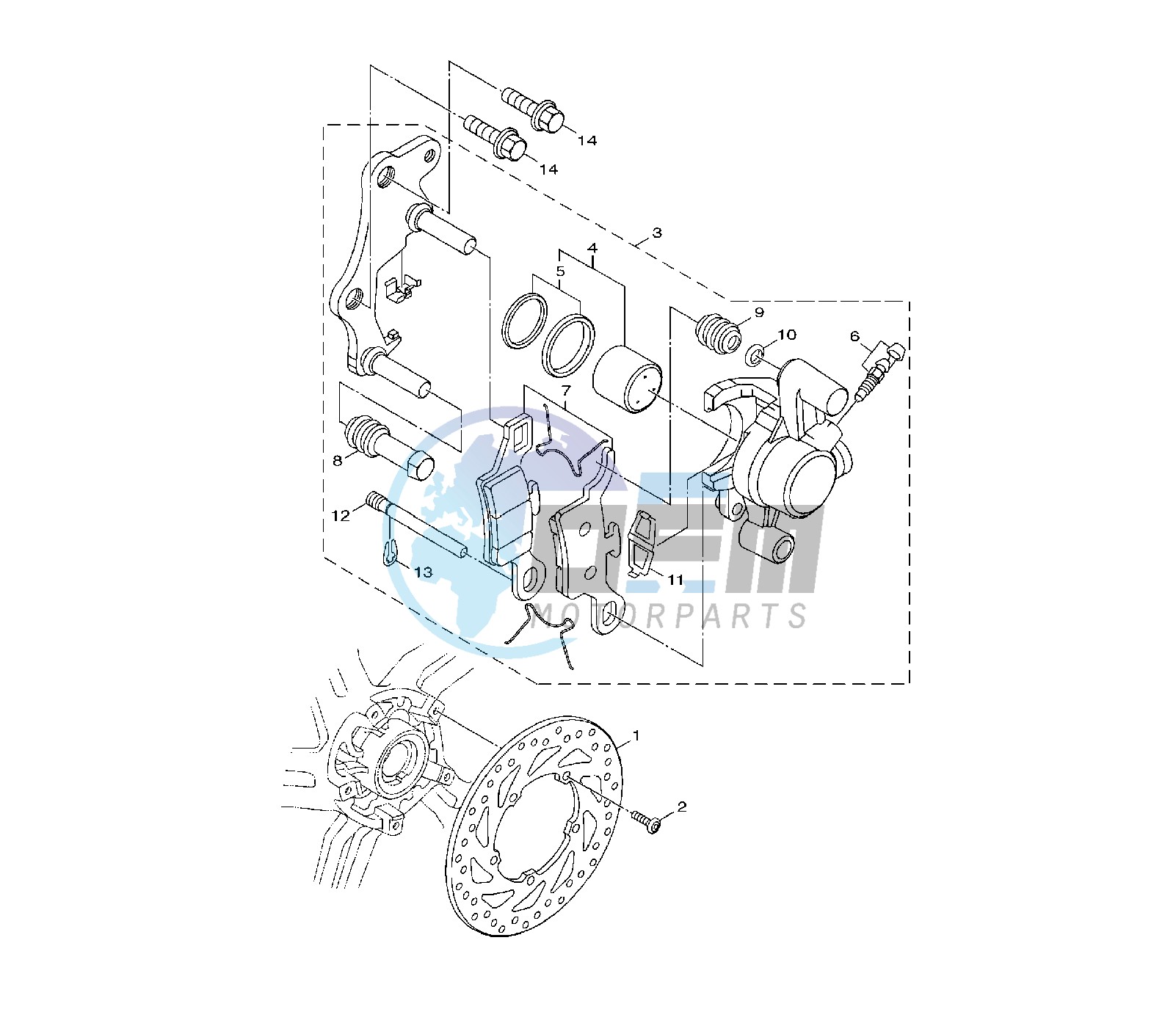 FRONT BRAKE CALIPER