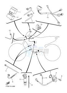 YZ250F (17D9 17DA 17DB 17DC) drawing ELECTRICAL 1