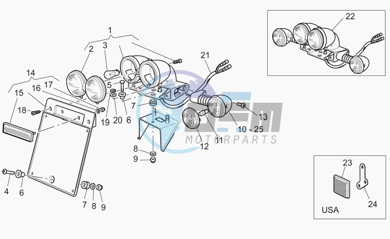 Lh front brake system