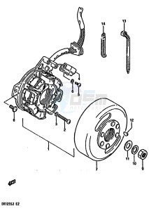 DR125S (F-H-J) drawing MAGNETO