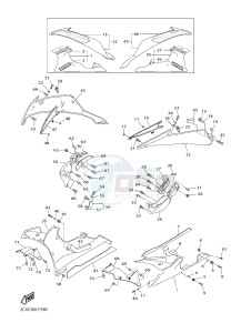 YZF-R6 600 R6 (2CXE 2CXF) drawing COWLING 2