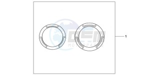 CB600F9 Europe Direct - (ED / 25K) drawing CRANCASE RING SET