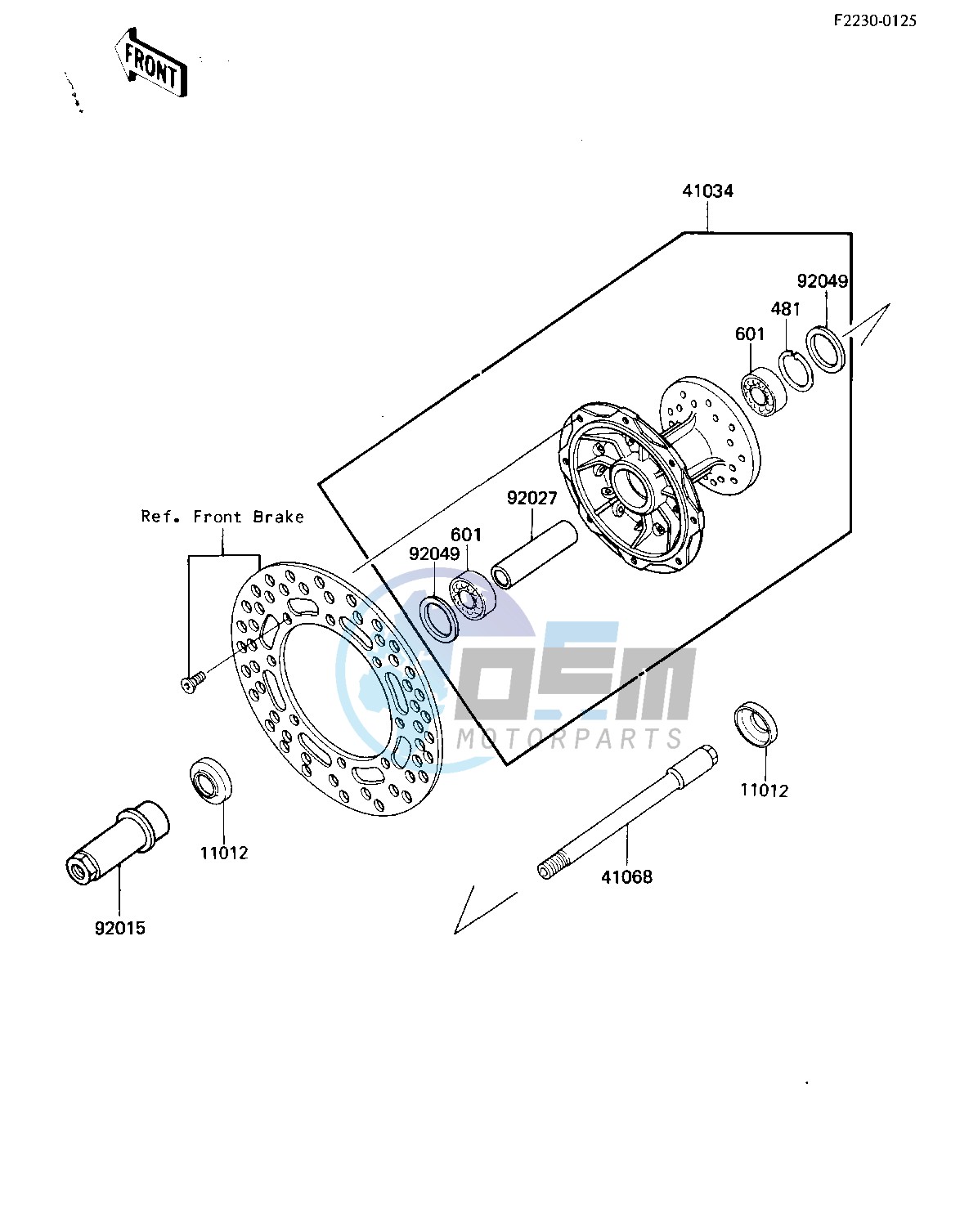 FRONT HUB