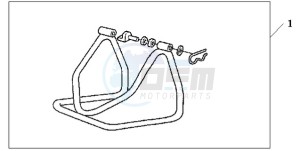 CBR600RRA UK - (E / 3E) drawing MAINTENANCE STAND