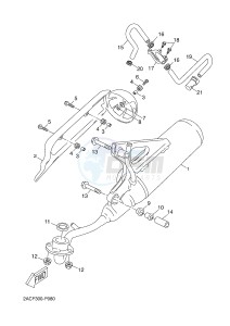 YN50F NEO'S 4 (2ACF 2ACF) drawing EXHAUST