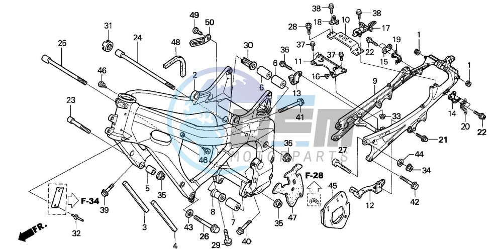 FRAME BODY (CBR600RR3/4)