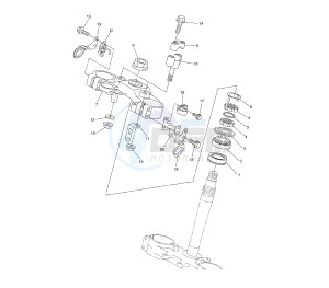 WR R 250 drawing STEERING