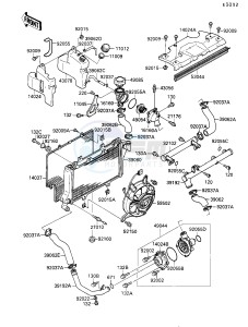 ZX 750 F [NINJA 750R] (F4) [NINJA 750R] drawing RADIATOR