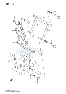 VL800 INTRUDER EU drawing REAR CUSHION LEVER