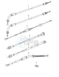 KZ 1000 D [Z1R] (D1) [Z1R] drawing CABLES -- 78 D1- -