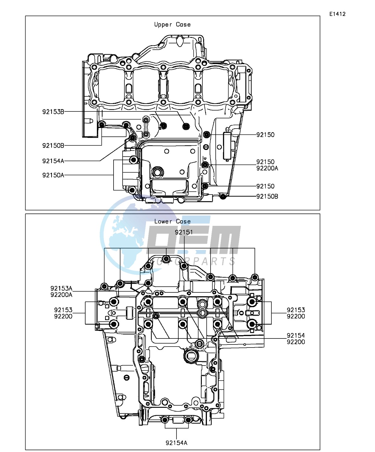 Crankcase Bolt Pattern