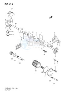 RM-Z 450 drawing OIL PUMP L1