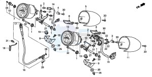 GL1500CD drawing METER