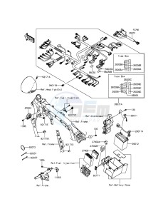 VULCAN 1700 NOMAD ABS VN1700DFF GB XX (EU ME A(FRICA) drawing Chassis Electrical Equipment