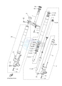 XP500A T-MAX 530 (2PWC) drawing FRONT FORK