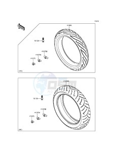 ER-6F EX650EDS XX (EU ME A(FRICA) drawing Tires