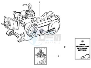 Runner 50 SP (UK) UK drawing Engine assembly