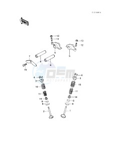 KLT 200 B [KLT200] (B1) | SOLID AXLE [KLT200] drawing ROCKER ARMS_VALVES