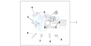 GL18009 France - (F / CMF) drawing PASSENGER CONTROL