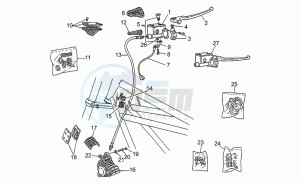 California III 1000 Iniezione Iniezione drawing Rh front brake system