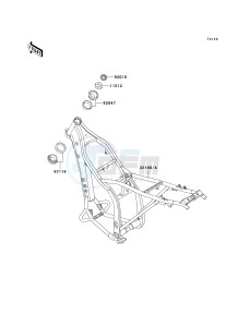 KLX 300 A [KLX300R] (A7-A9) [KLX300R] drawing FRAME